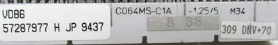 USED ABB VD86 CONTROLLER BOARD 57287977-H