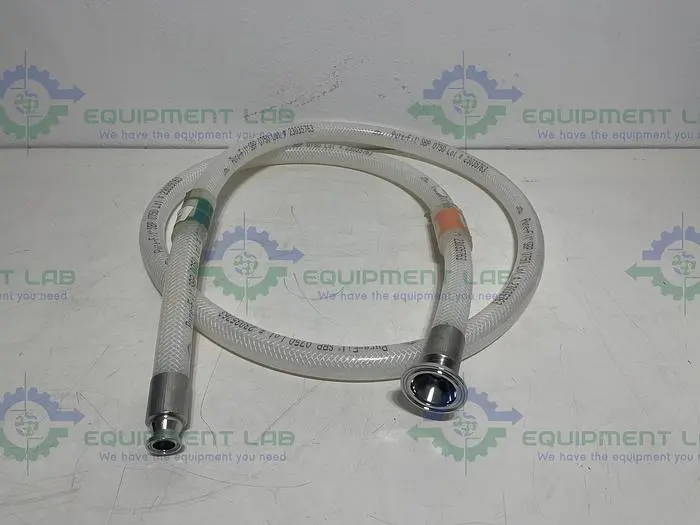 Used SAINT GOBAIN 23035763 PURE FIT 96" HOSE W/ 3/4" TO 1/2" SANITARY FITTING 90 PSI Hoses | Equipment Lab #486816