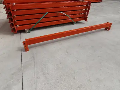 Interlake 60"x 2-3/4" Teardrop Pallet Racking Rack Step Beam Crossmember 4640Lb