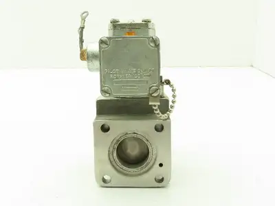 Parker KO65 Pilot Solenoid Valve 3 Way 120VDC Attached To A 3-1/2" Manifold