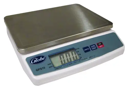 Globe GPS10 Digital Portion Control Scale w/ 10 lb Capacity, Auto Shut Off, 115v