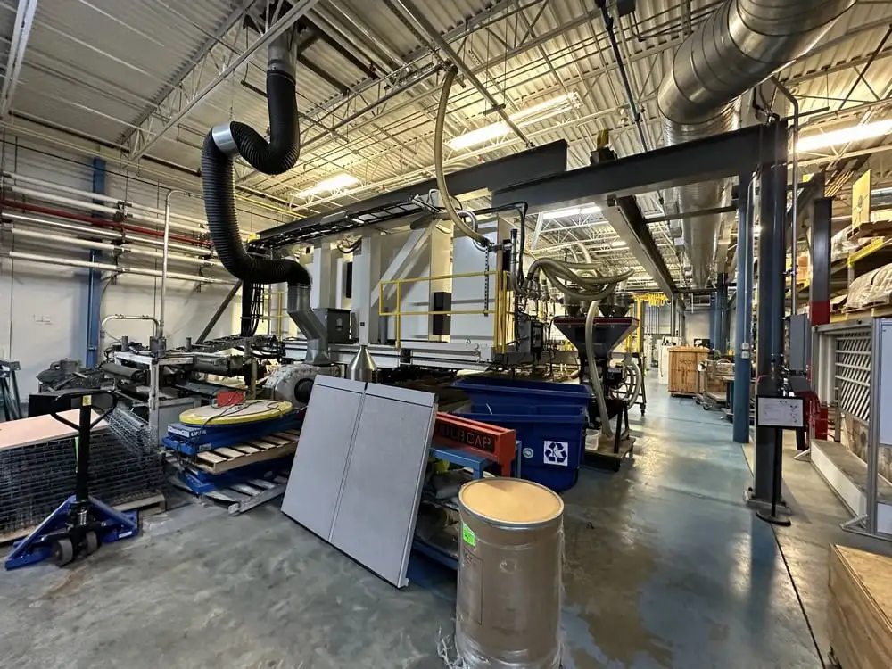 USED 2009 BLACK CLAWSON DAVIS STANDARD 4.5 EXTRUDER