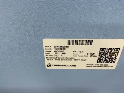 Used THERMAL CARE RQE0908 Misc Plastics Equipment Ohio US | HGR 24 #1332637