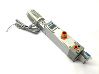 Used SMC Pneumatic Multi-Stage Vacuum 24V w/ ANB1-04 Silencer Vacuum Pumps Michigan US | Maverick Industrial Sales #1393504