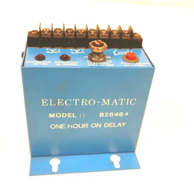ELECTRO MATIC B2646A TIME DELAY