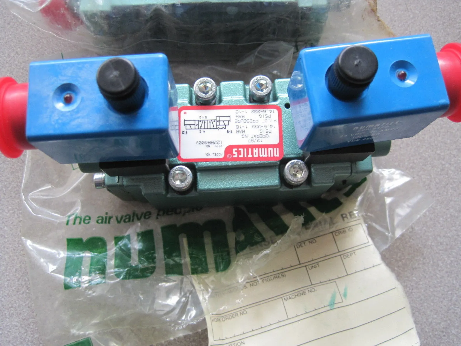 NEW NUMATICS 122BB400V VALVE