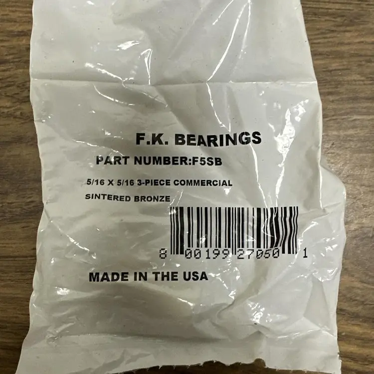 New | in-Stock F.K. BEARINGS F5SB Bearings | Surplus Asset Holdings #1194097