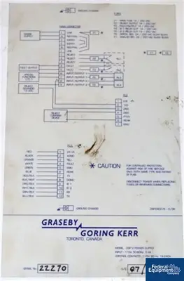 USED Goring Kerr GORING KERR METAL DETECTOR, MODEL dsp 2s