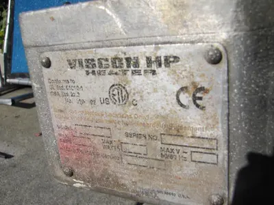 Coast Industrial Systems Dual Graco Viscon HP Fluid Paint Heater 220V 3 Phase