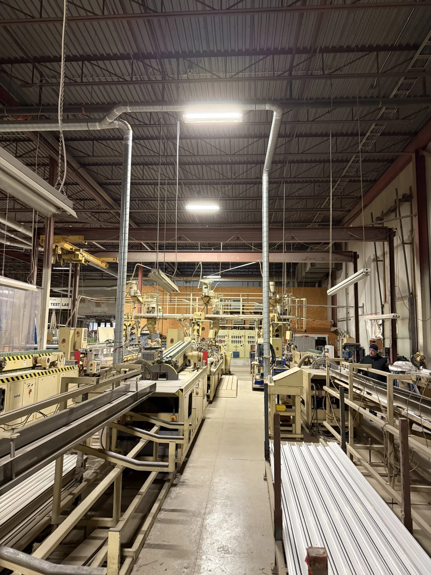 AMERICAN MAPLAN DSK 62 EXTRUSION LINES (2) ALL DOWNSTREAM