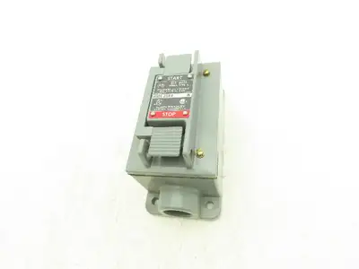 Allen Bradley 800S-2SA4 Pushbutton Start Stop Station 600VAC 5A N.O.N.C. Ser.M