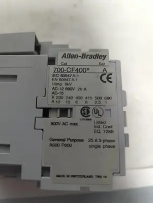 Used ALLEN-BRADLEY 700-CF400 Miscellaneous Equipment (Electrical & Power) Ohio US | Surplus Asset Holdings #1363903