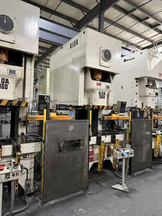 Used 2013 AIDA NC1-2000(2) Gap Frame (OBS) Presses Ohio US | D & D Industries #476328