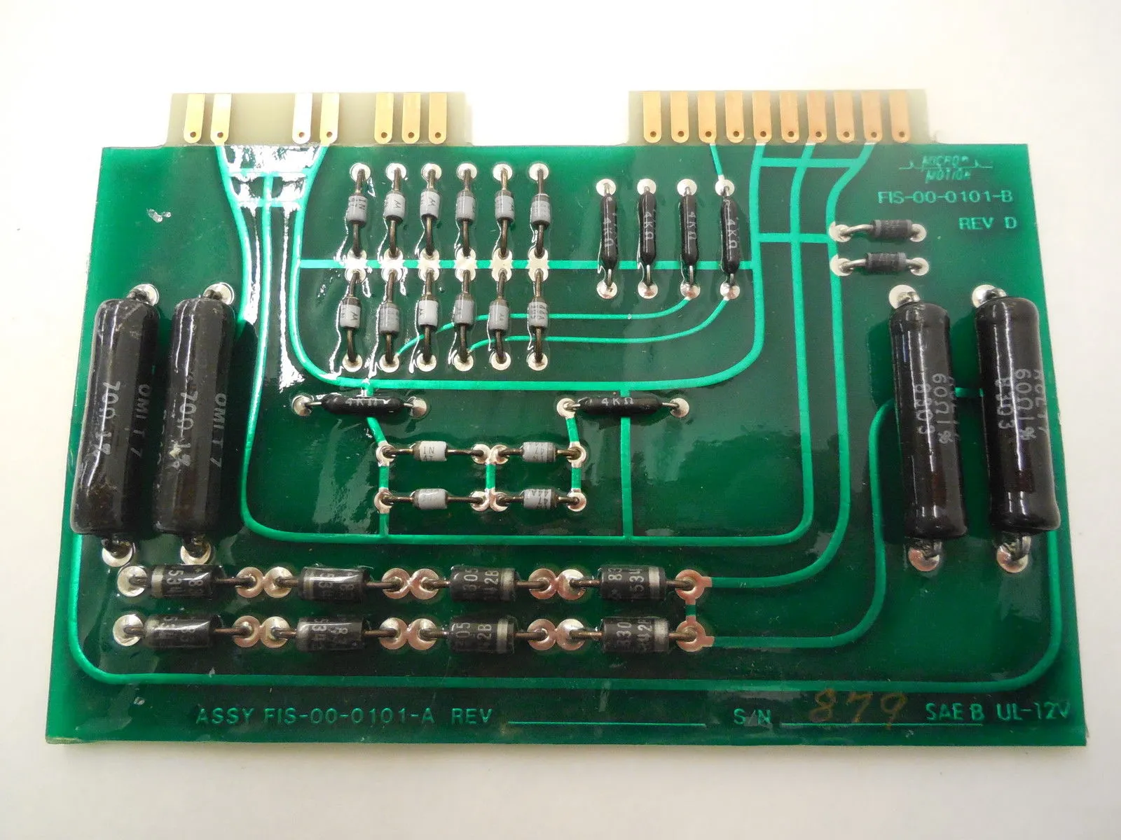 MICRO MOTION FIS-00-0101-B SAFETY BOARD FIS000101B