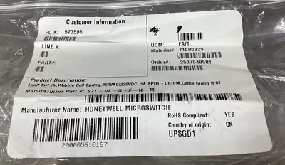 USED Honeywell SZL-VL-S-F-N-M