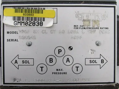 NEW DOUBLE A VPQF-5M-CL-CY-10-10B1-L-TSP-DC12 VALVE VPQF5MCLCY1010B1LTSPDC12