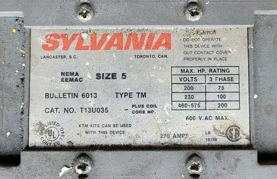 USED SYLVANIA T13U035