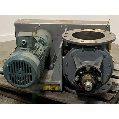 Used 10" Stainless Steel Flo-Tronics Rotary Airlock Feeder Valve