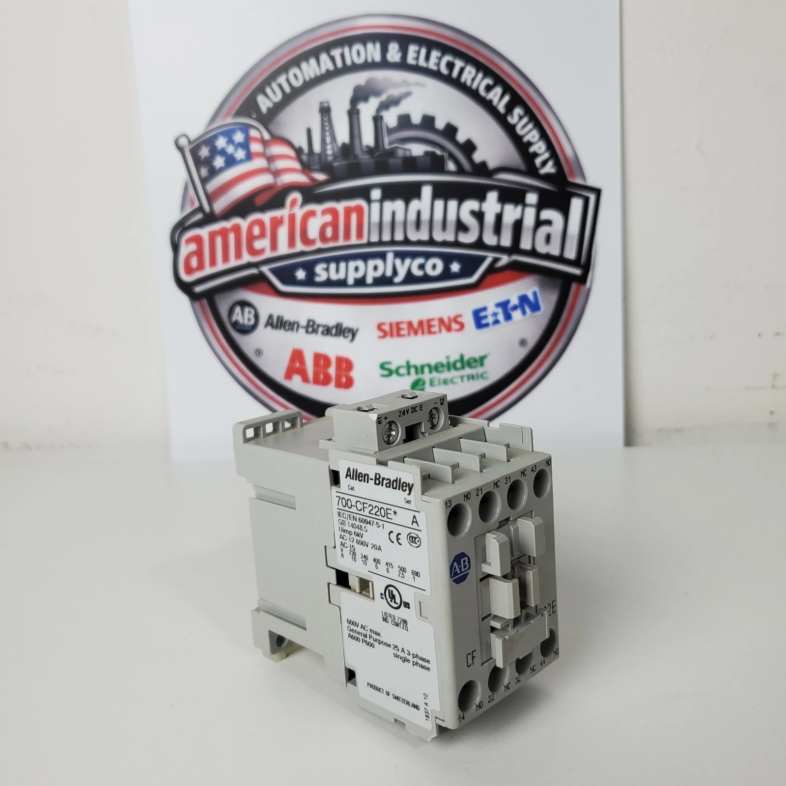 Used ALLEN BRADLEY 700-CF220E* Relays & Switches California US | American Industrial Supply Co. #1376942