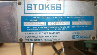 USED STOKES 900-180-8