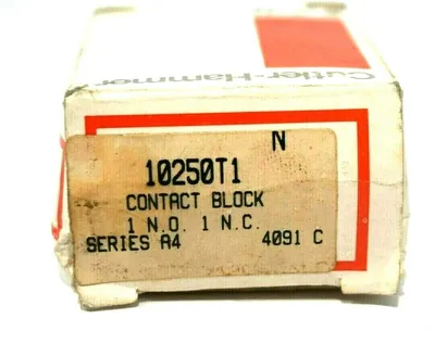 NEW CUTLER HAMMER 10250T1 CONTACT BLOCK SER.A4