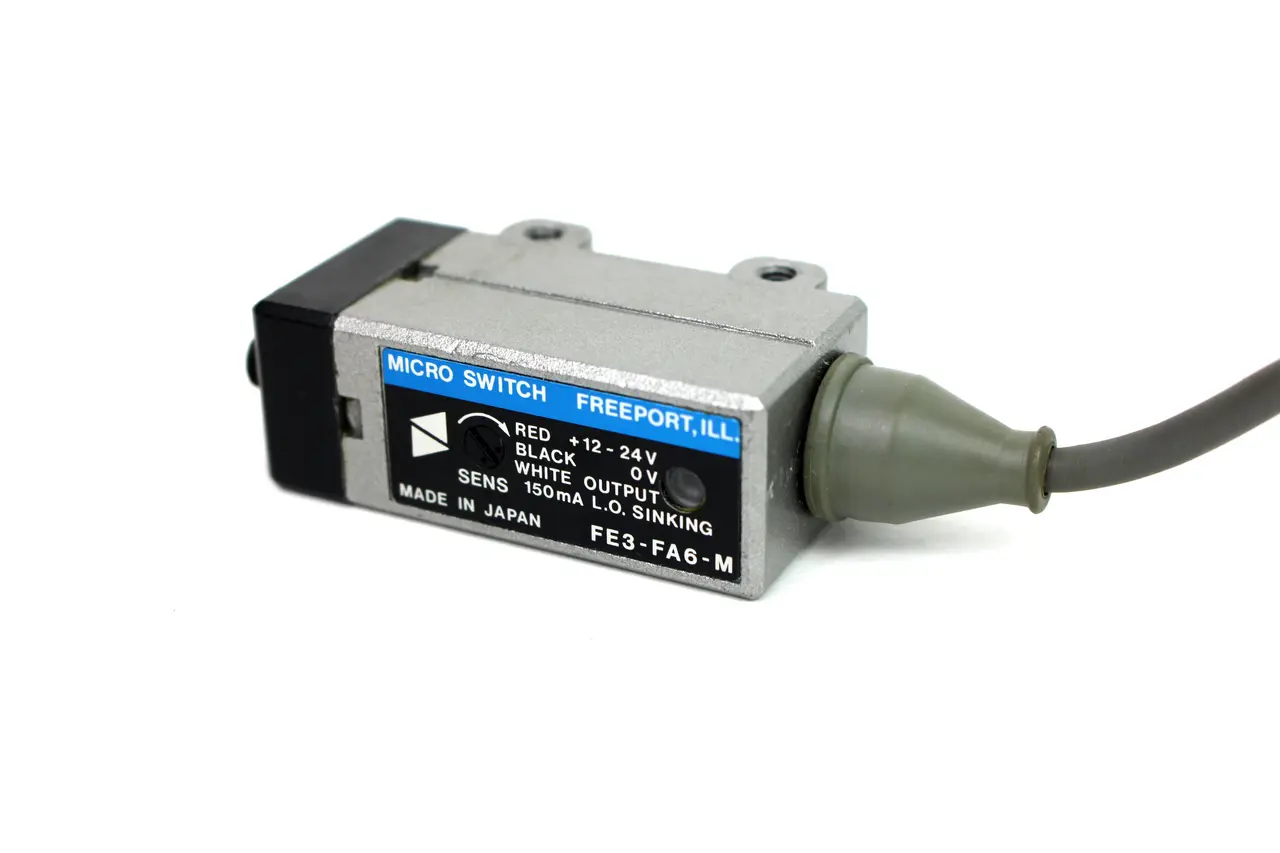 Honeywell FE3-FA6-M Micro Switch Fiber Optic Photoelectric Control, 12-24V DC