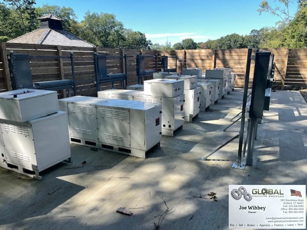 Outdoor Converter w correspondents Circuit Breakers (9), + Circuit Breakers Enclosure Sold As Lot