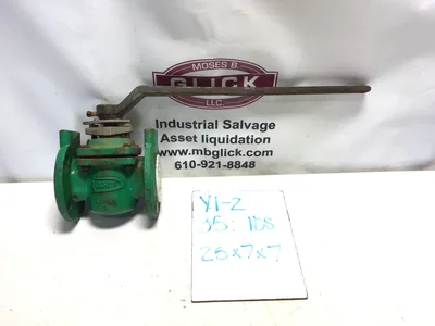 Durco T-41 T-line Manual Steel Flanged Plug Valve 400°F Maximum Temperature