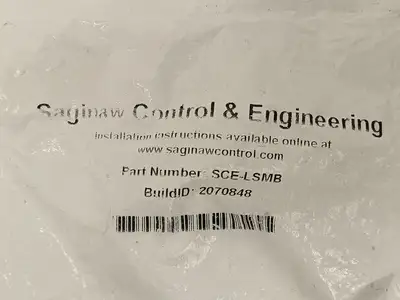 NEW SAGINAW CONTROL & ENGINEERING LIGHT SWITCH MOUNTING BRACKET