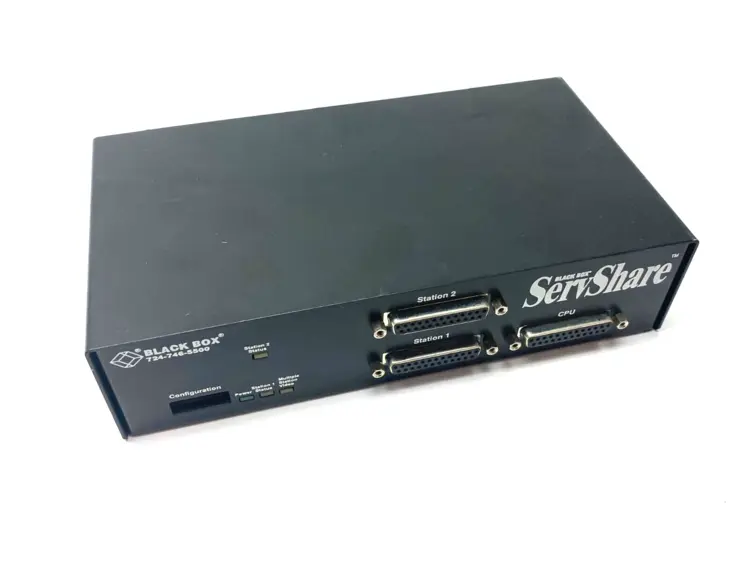 Used BLACK BOX SERVSHARE EXTERNAL STATION SWITCH Relays & Switches | Maverick Industrial Sales #1120977
