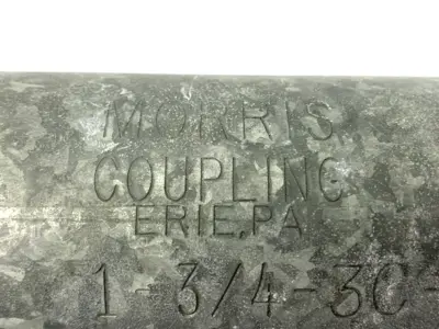 USED MORRIS COUPLING PIPE COMPRESSION COUPLING