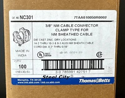 NEW Thomas & Betts NC-301