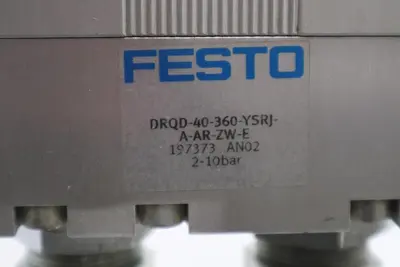 NEW Festo DRQD-40-360-YSRJ-A-AR-ZW-E Rotary Drive 197373 AN02 2-10BAR STK 4626