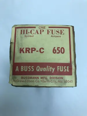 Used BUSSMANN KRP-C 650 Miscellaneous Equipment (Electrical & Power) | Surplus Asset Holdings #1188221
