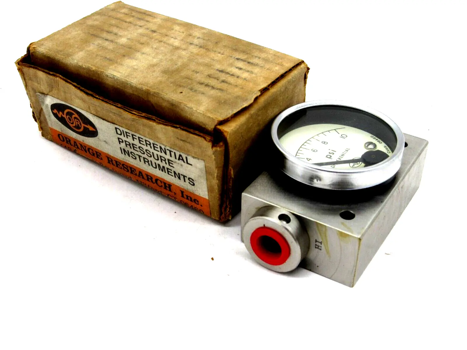 NEW ORANGE RESEARCH INC. 1201PG-1B-2L PRESSURE GAUGE 1201PG1B2L
