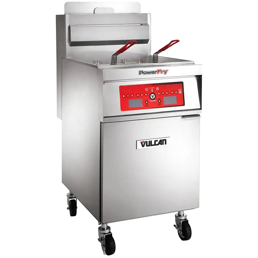 Vulcan 1TR65CF Gas Fryer - (1) 70 Lb Vat, Floor Model, Liquid Propane