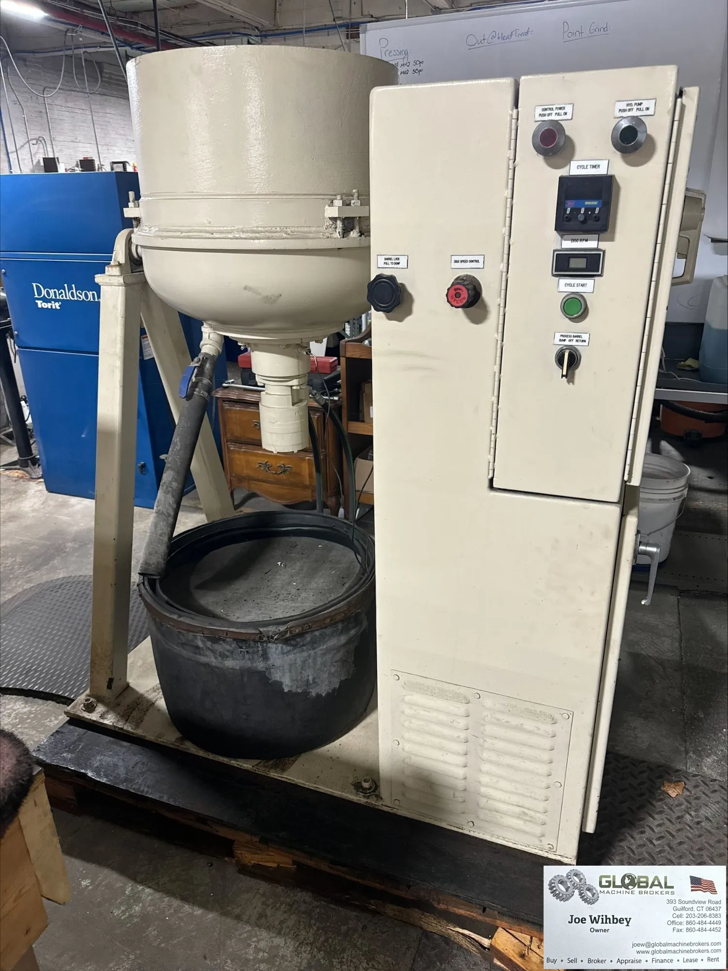 Mercury 200 AAC Engineering High Energy Deburring Centrifugal Disc