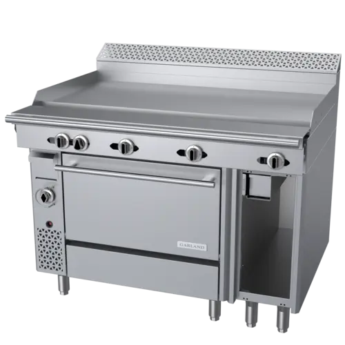 Garland C48-1R 48" Gas Range w/ Griddle, Standard Oven & Storage Base, Natural Gas