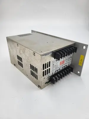 Used MEAN WELL MEAN WELL SWITCHING POWER SUPPLY SP-500-24 ATTACHED TO AN ALUMINUM PLATE Power Supplies | ND Industrial Surplus #1212182