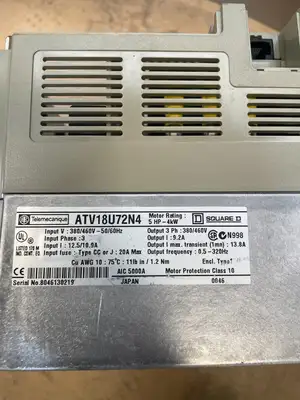 USED Telemecanique Telemecanique Altivar 8 ATV18U72N4