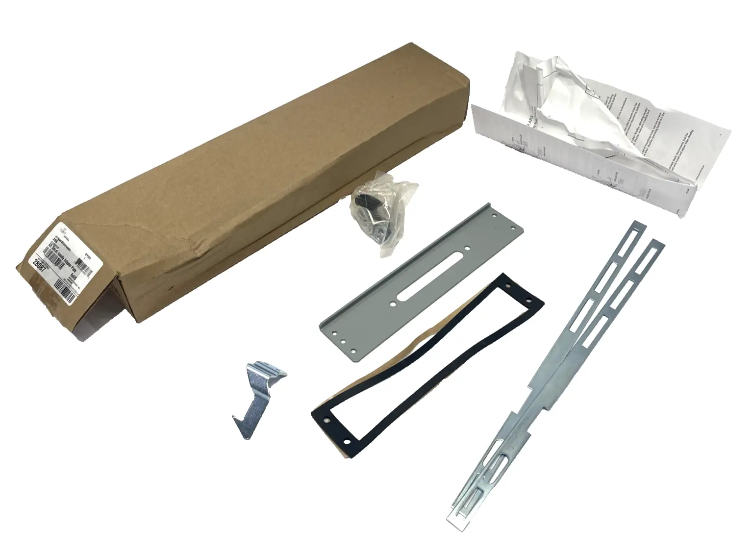 | Hoffman ABS Operator Adapter, Universal Cutout, Small Handle, Gray Steel 28087 - New – Open box