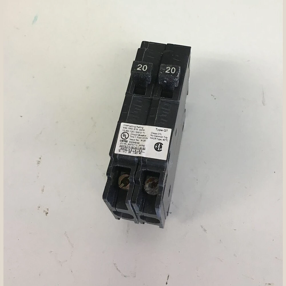 Siemens 1 Pole Tandem 20 Amp Push-in Breaker