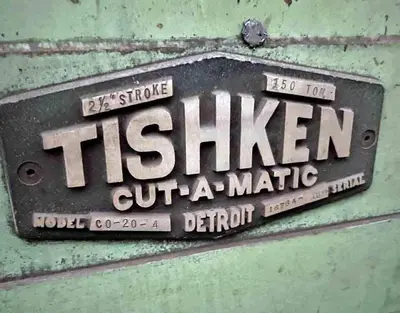 USED TISHKEN CO–20–4 CUT-A-MATIC