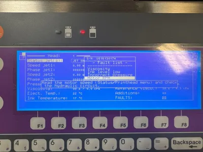 Markem-Imaje 9040 Ink Jet Printer with ENP35372/B Print head module