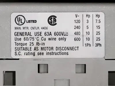 New | in-Stock SPRECHER + SCHUH LE7-63-1753 Switchgears British Columbia CA | Lenmark #238607