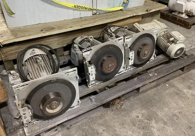 MISC. SPARE PARTS REMOVED FROM TIMESAVERS 252-4IC, 52", 4-HEAD WIDE-BELT SANDER