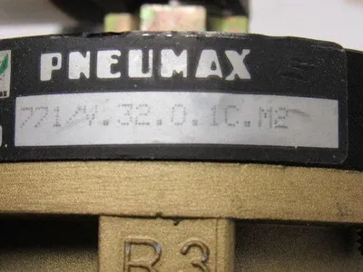 Pneumax 771/V.32.0.1C.M2 NC Spring Solenoid Poppet Vacuum Filter Unit 24V Coil