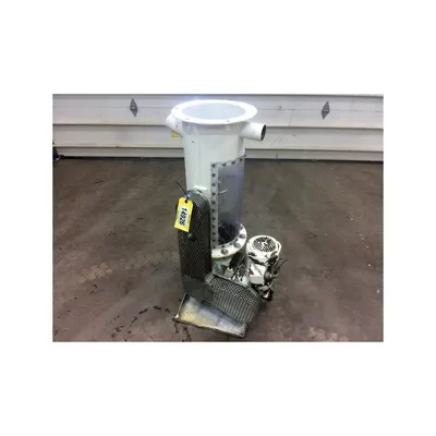 Used 10" Semco Rotary Valve w/ Dual Shaft Agitated Hopper