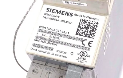 USED SIEMENS 6SN1112-1AC01-0AA1 MONITORING MODULE VER. G 6SN11121AC010AA1