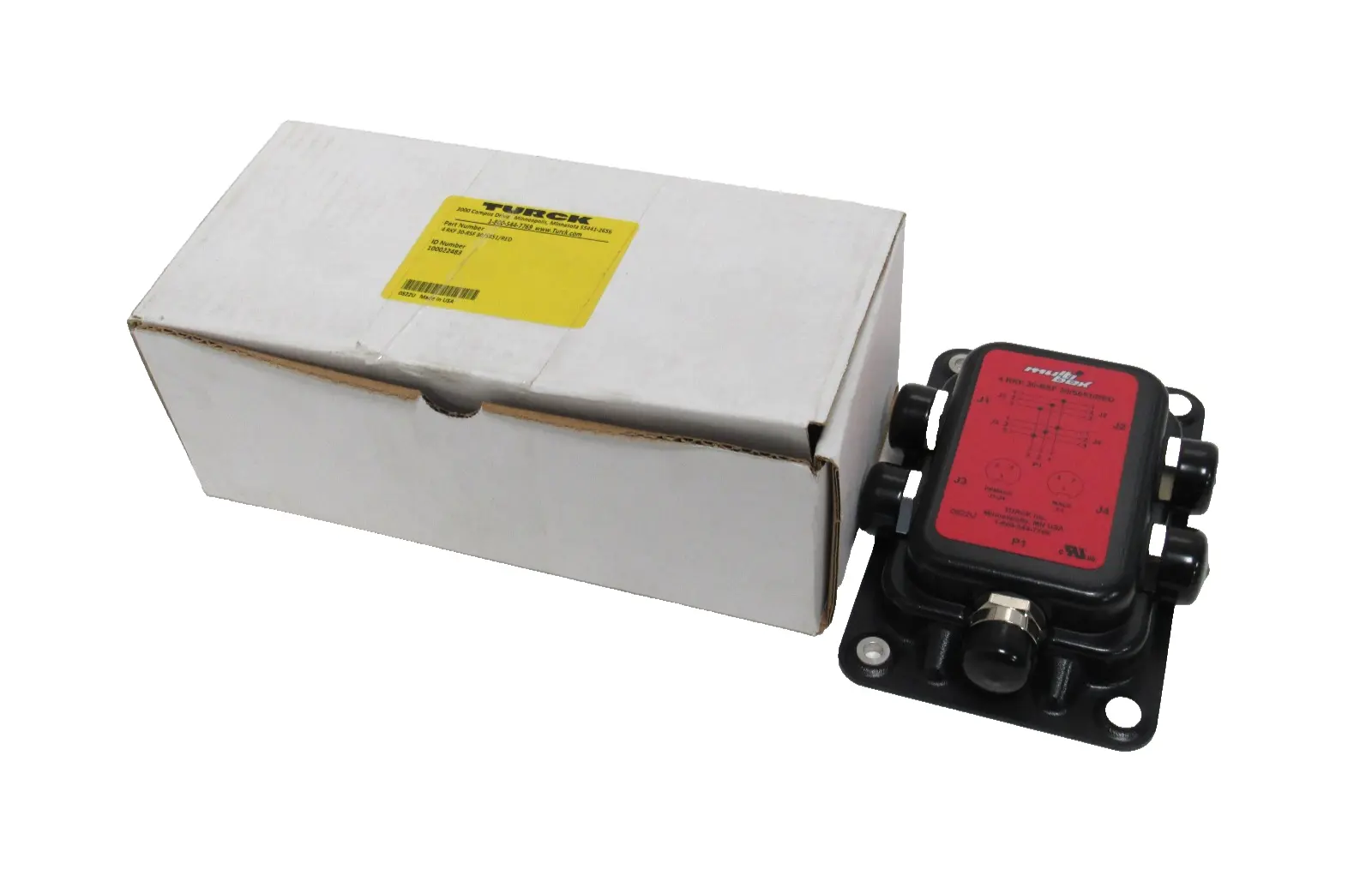 NEW TURCK 4RKF30-RSF30/S651/RED JUNCTION BOX 4RKF30RSF30S651RED 100022483